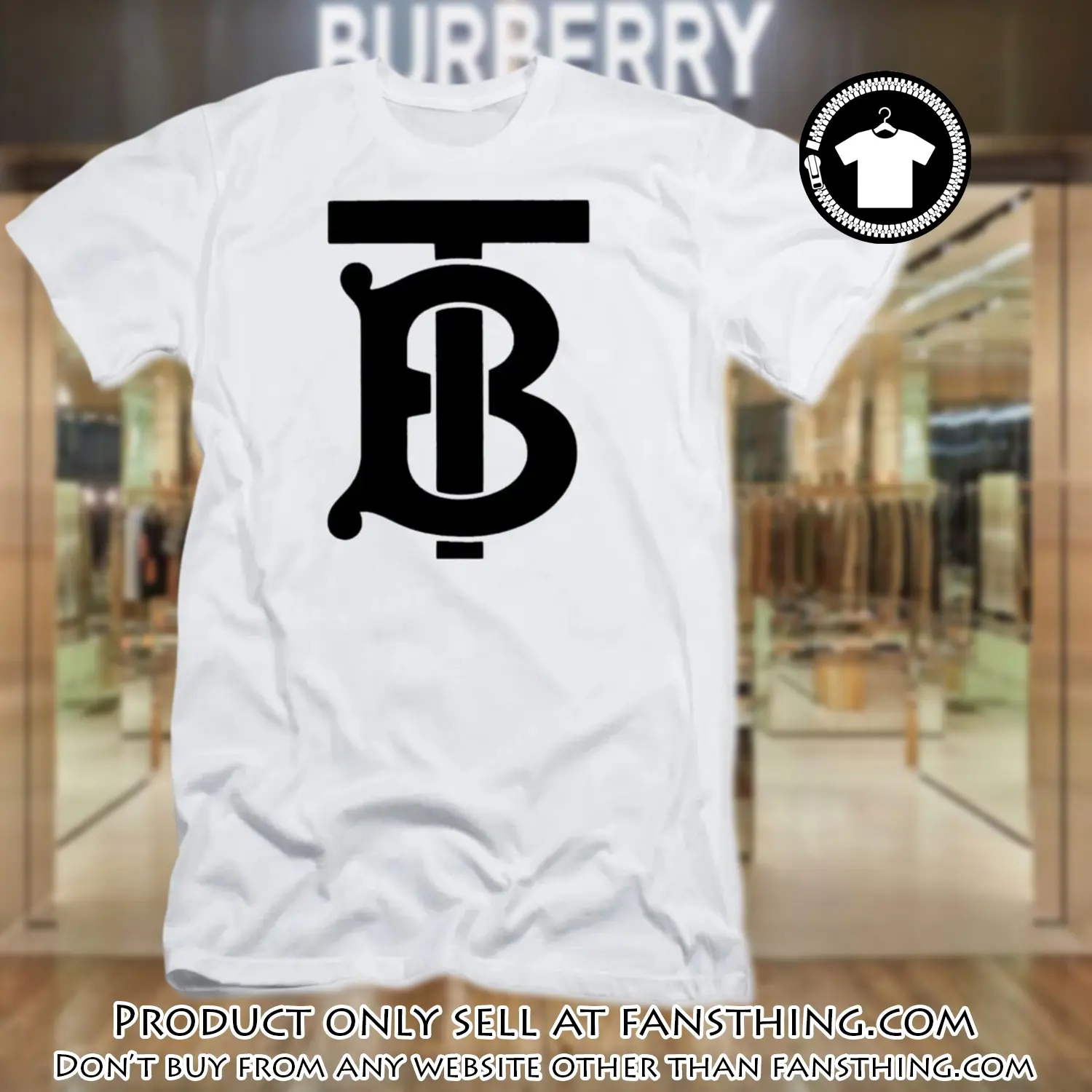 Burberry logo white luxury brand tshirt gift for men women special gift fst5835753